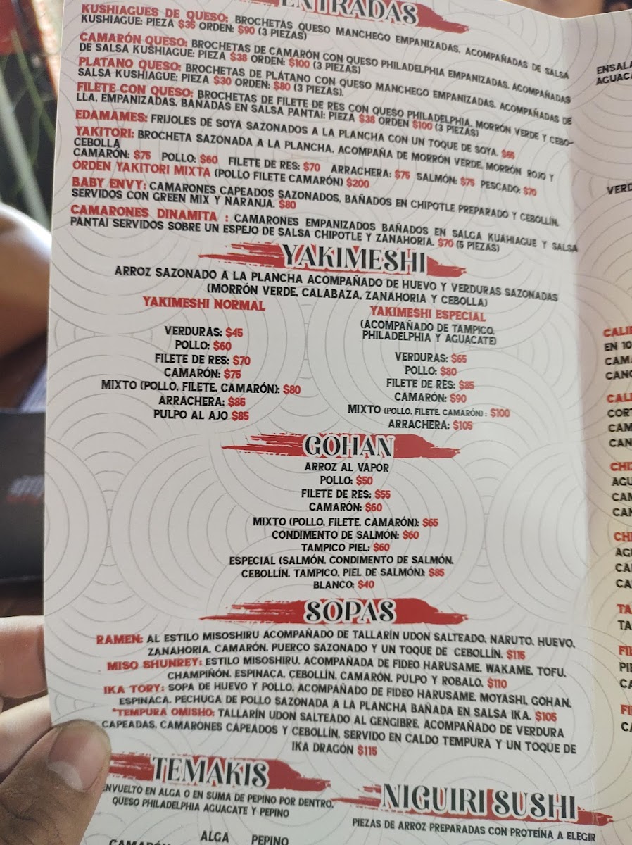 Raima roll sushi Menu - Image 2
