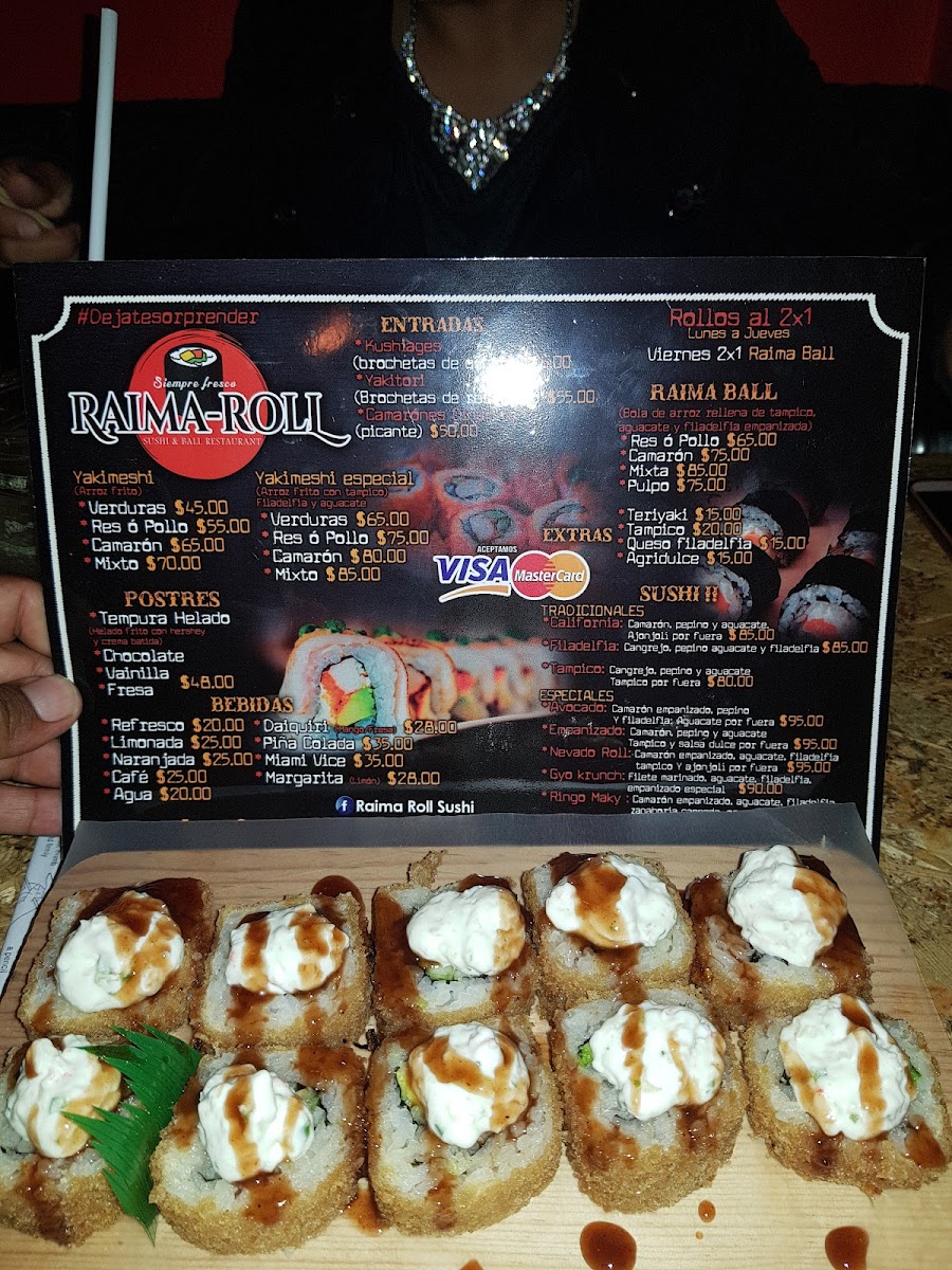 Raima roll sushi Menu - Image 4