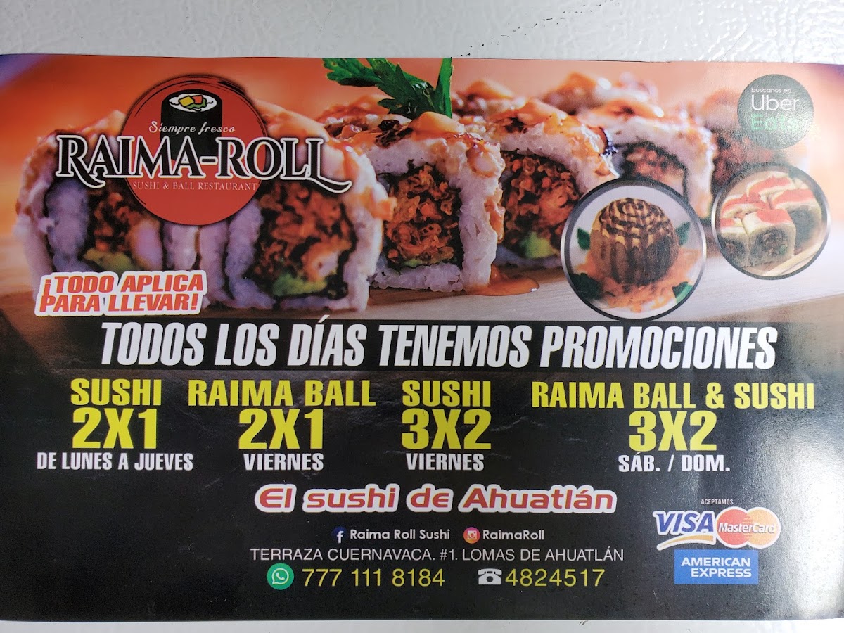 Raima roll sushi Menu - Image 6